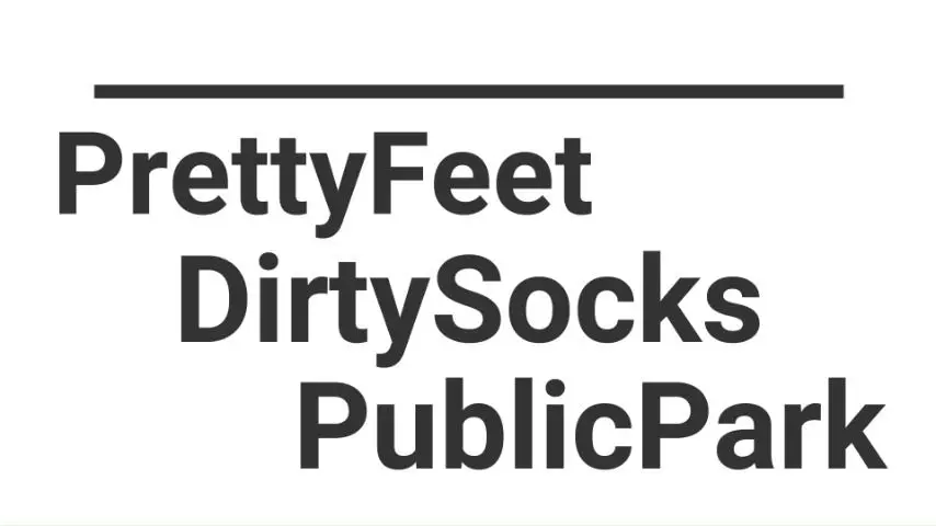Poster: SexyFeetDirtySockPublicPark Poster: SexyFeetDirtySockPublicPark