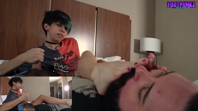 Poster: Footpunkz – Non-Binary Jett’s Foot Worship Handjob Poster: Footpunkz – Non-Binary Jett’s Foot Worship Handjob